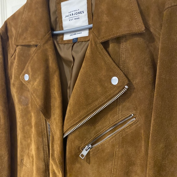 cognac suede jacket - Picture 2 of 2